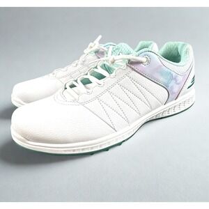 Skechers GO GOLF Pivot Womens 8 Spikeless Golf Shoes White Mint Tie Dye Comfort